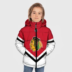 Куртка зимняя для мальчика NHL: Chicago Blackhawks, цвет: 3D-светло-серый — фото 2
