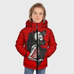 Куртка зимняя для мальчика Wolf Rage, цвет: 3D-светло-серый — фото 2