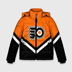 Куртка зимняя для мальчика NHL: Philadelphia Flyers, цвет: 3D-черный