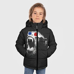 Куртка зимняя для мальчика 3D Monkey, цвет: 3D-черный — фото 2