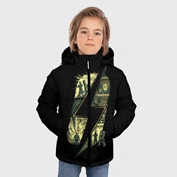 Куртка зимняя для мальчика Fallout Never Changes, цвет: 3D-черный — фото 2