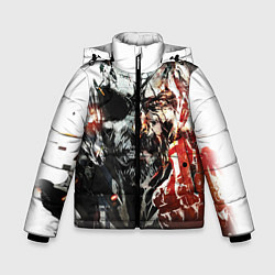 Куртка зимняя для мальчика Metal gear solid 5, цвет: 3D-красный