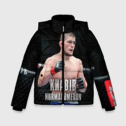 Куртка зимняя для мальчика Хабиб Нурмагомедов, цвет: 3D-черный