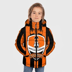 Куртка зимняя для мальчика Клуб болельщиков Патриот, цвет: 3D-черный — фото 2