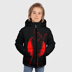 Куртка зимняя для мальчика Zombie Rock, цвет: 3D-красный — фото 2