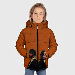 Куртка зимняя для мальчика Pulp Fiction, цвет: 3D-светло-серый — фото 2