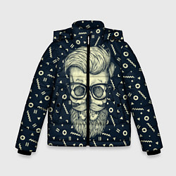 Куртка зимняя для мальчика Hipster is Dead, цвет: 3D-светло-серый
