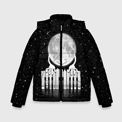 Куртка зимняя для мальчика Лунная мелодия, цвет: 3D-красный