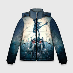 Куртка зимняя для мальчика Motorhead Guitarist, цвет: 3D-светло-серый