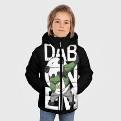 Куртка зимняя для мальчика Panda dab, цвет: 3D-черный — фото 2