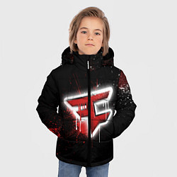 Куртка зимняя для мальчика FaZe Clan: Black collection, цвет: 3D-светло-серый — фото 2