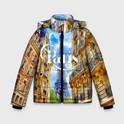 Куртка зимняя для мальчика Daytime Paris, цвет: 3D-светло-серый