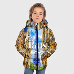 Куртка зимняя для мальчика Daytime Paris, цвет: 3D-светло-серый — фото 2