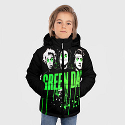 Куртка зимняя для мальчика Green Day: Acid eyes, цвет: 3D-черный — фото 2