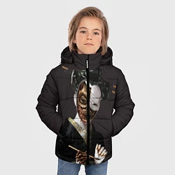 Куртка зимняя для мальчика Ghost In The Shell 1, цвет: 3D-красный — фото 2