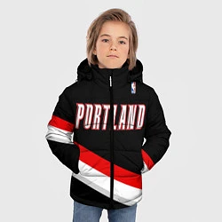 Куртка зимняя для мальчика Portland Trail Blazers, цвет: 3D-черный — фото 2