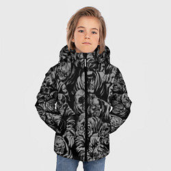 Куртка зимняя для мальчика Zombie rush, цвет: 3D-черный — фото 2