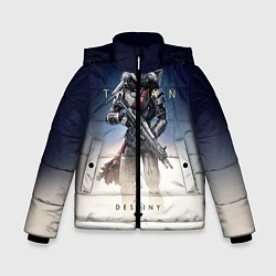 Куртка зимняя для мальчика Destiny: Titan, цвет: 3D-черный