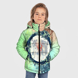 Куртка зимняя для мальчика TES 2, цвет: 3D-черный — фото 2