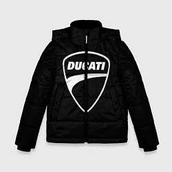 Куртка зимняя для мальчика Ducati, цвет: 3D-черный