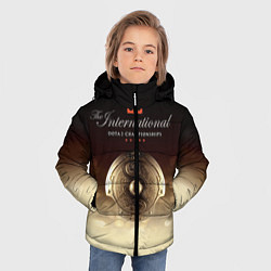 Куртка зимняя для мальчика The International Championships, цвет: 3D-светло-серый — фото 2