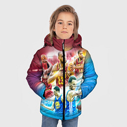 Куртка зимняя для мальчика Golden State Warriors, цвет: 3D-светло-серый — фото 2