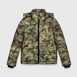 Куртка зимняя для мальчика Камуфляж с утками, цвет: 3D-светло-серый