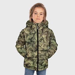 Куртка зимняя для мальчика Камуфляж с утками, цвет: 3D-красный — фото 2
