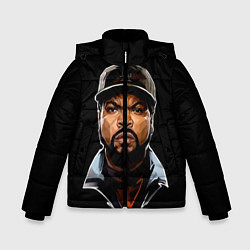 Куртка зимняя для мальчика Ice Cube, цвет: 3D-черный