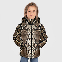 Куртка зимняя для мальчика Питон, цвет: 3D-черный — фото 2
