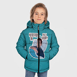 Куртка зимняя для мальчика Недостаток сна, цвет: 3D-черный — фото 2