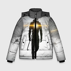 Куртка зимняя для мальчика Гордон Фримен, цвет: 3D-черный