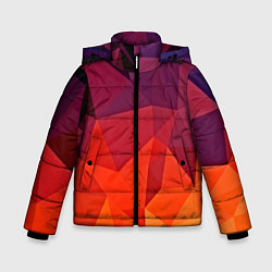 Куртка зимняя для мальчика Geometric, цвет: 3D-черный
