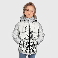 Куртка зимняя для мальчика Честер Беннингтон, цвет: 3D-черный — фото 2
