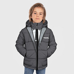 Куртка зимняя для мальчика Костюм, цвет: 3D-черный — фото 2