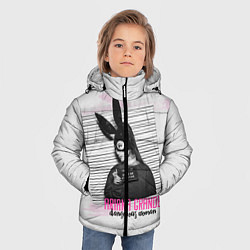 Куртка зимняя для мальчика Ariana Grande: Dangerous woman, цвет: 3D-черный — фото 2