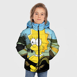 Куртка зимняя для мальчика Mona Liza, цвет: 3D-черный — фото 2