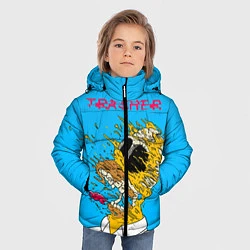Куртка зимняя для мальчика Trasher Homer, цвет: 3D-черный — фото 2
