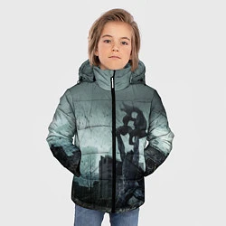 Куртка зимняя для мальчика STALKER: Pripyat, цвет: 3D-черный — фото 2
