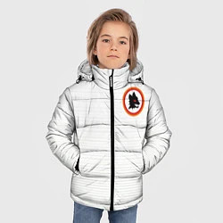 Куртка зимняя для мальчика A S Roma - WHITE N 98 NEW 2022, цвет: 3D-черный — фото 2