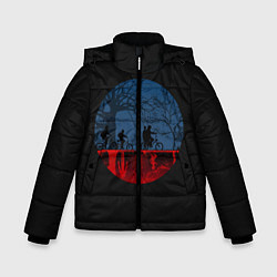 Куртка зимняя для мальчика Inside, цвет: 3D-черный