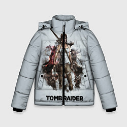 Куртка зимняя для мальчика TOMB RAIDER, цвет: 3D-красный
