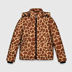 Куртка зимняя для мальчика Жираф, цвет: 3D-светло-серый