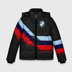 Куртка зимняя для мальчика Бмв Bmw Black, цвет: 3D-светло-серый