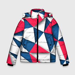 Куртка зимняя для мальчика Geometry style, цвет: 3D-черный