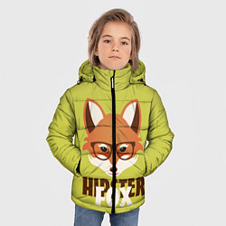 Куртка зимняя для мальчика Hipster Fox, цвет: 3D-красный — фото 2