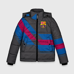 Куртка зимняя для мальчика Barcelona FC: Dark style, цвет: 3D-красный