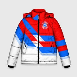 Куртка зимняя для мальчика Bayern FC: White style, цвет: 3D-черный