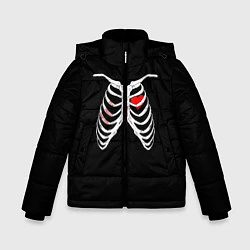 Куртка зимняя для мальчика TOP Skeleton, цвет: 3D-красный