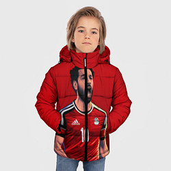Куртка зимняя для мальчика Мохамед Салах, цвет: 3D-черный — фото 2